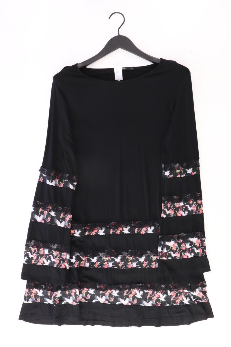 Desigual Langarmkleid Gr. XL schwarz aus Baumwolle