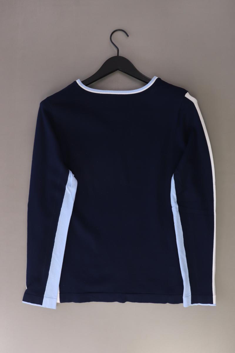 Street One Langarmpullover Gr. 42 blau aus Baumwolle