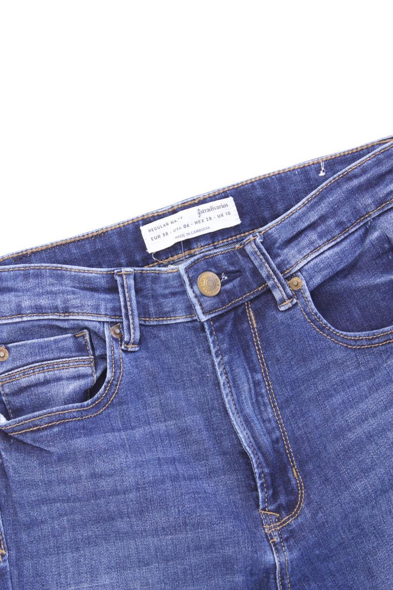 Stradivarius Skinny Jeans Gr. 38 blau