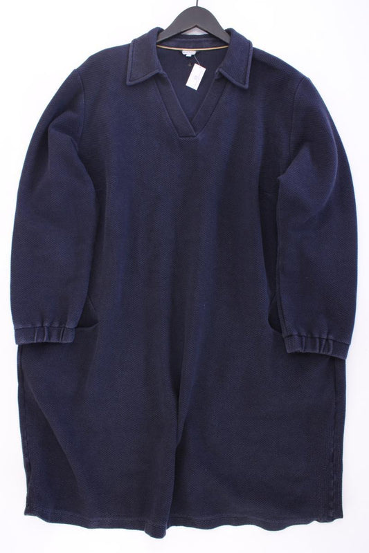 Triangle by s.Oliver Langarmkleid Gr. 52 blau aus Baumwolle