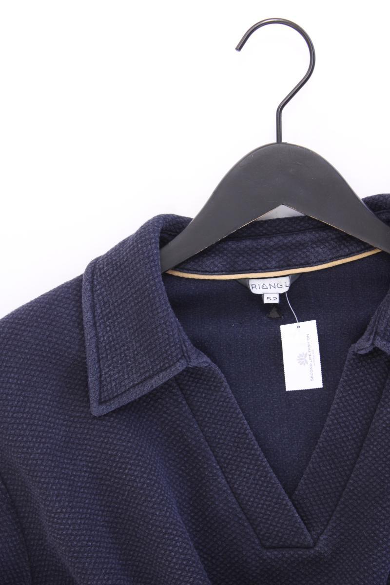 Triangle by s.Oliver Langarmkleid Gr. 52 blau aus Baumwolle