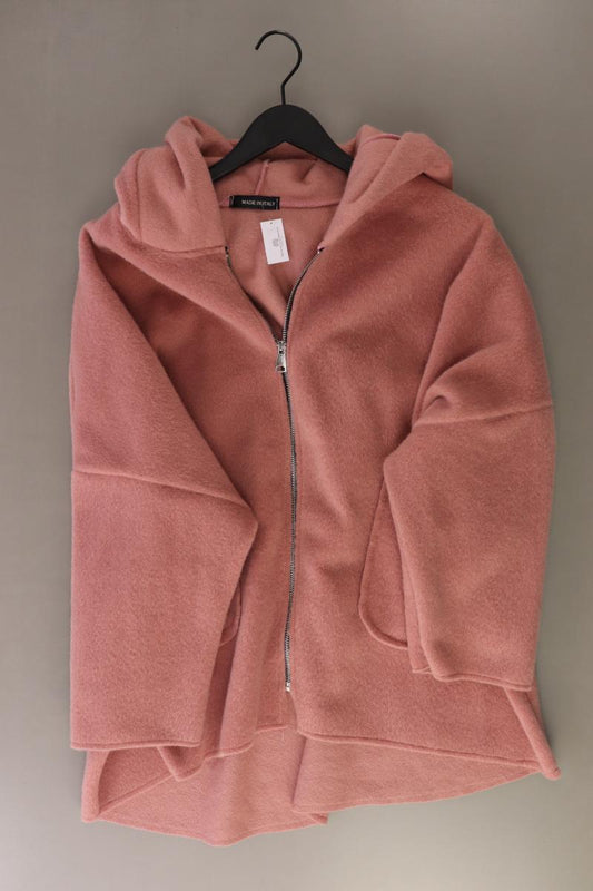 Made in Italy Jacke Gr. OneSize rosa aus Polyester