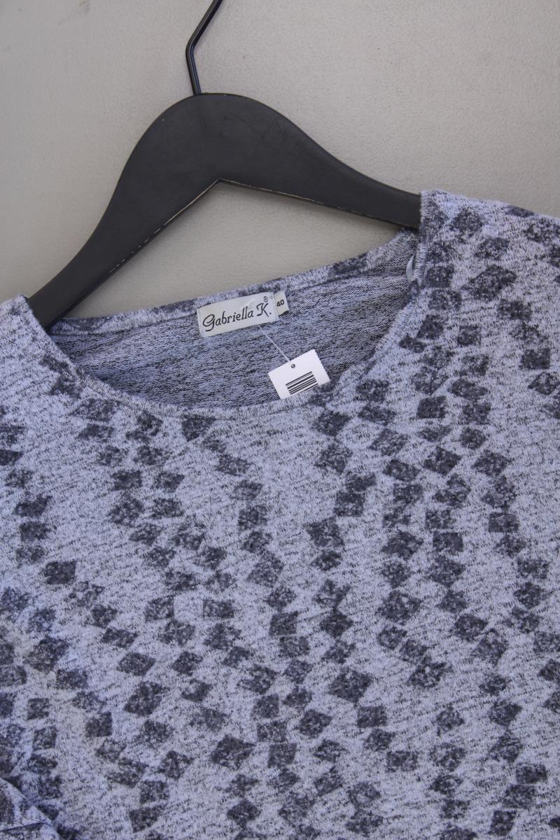 Gabriella K. Pullover Gr. 40 blau aus Viskose