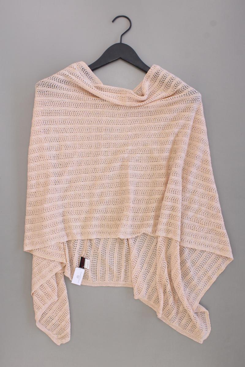 Poncho Gr. OneSize neuwertig creme aus Baumwolle