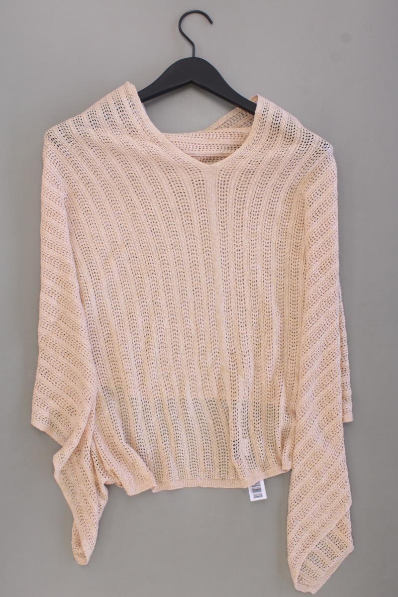 Poncho Gr. OneSize neuwertig creme aus Baumwolle