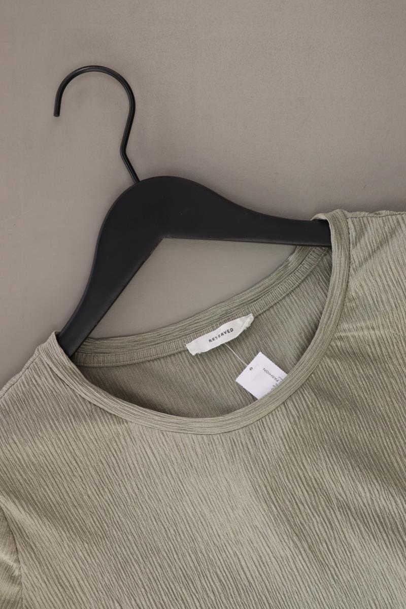 Reserved Longsleeve-Shirt Gr. L Langarm olivgrün aus Polyester