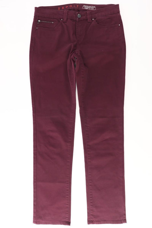 Esprit Hose Gr. 38/L32 lila aus Baumwolle