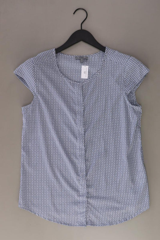 Montego Kurzarmbluse Gr. 38 blau aus Polyester