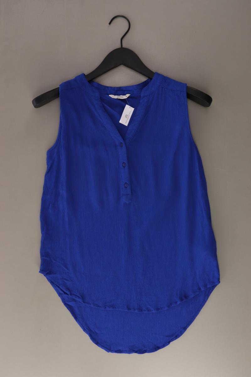 PIGALLE Ärmellose Bluse Gr. 36 blau aus Viskose