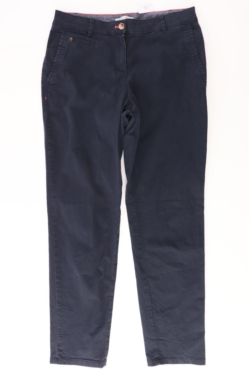 Christian Berg Chinohose Gr. 36 blau aus Baumwolle