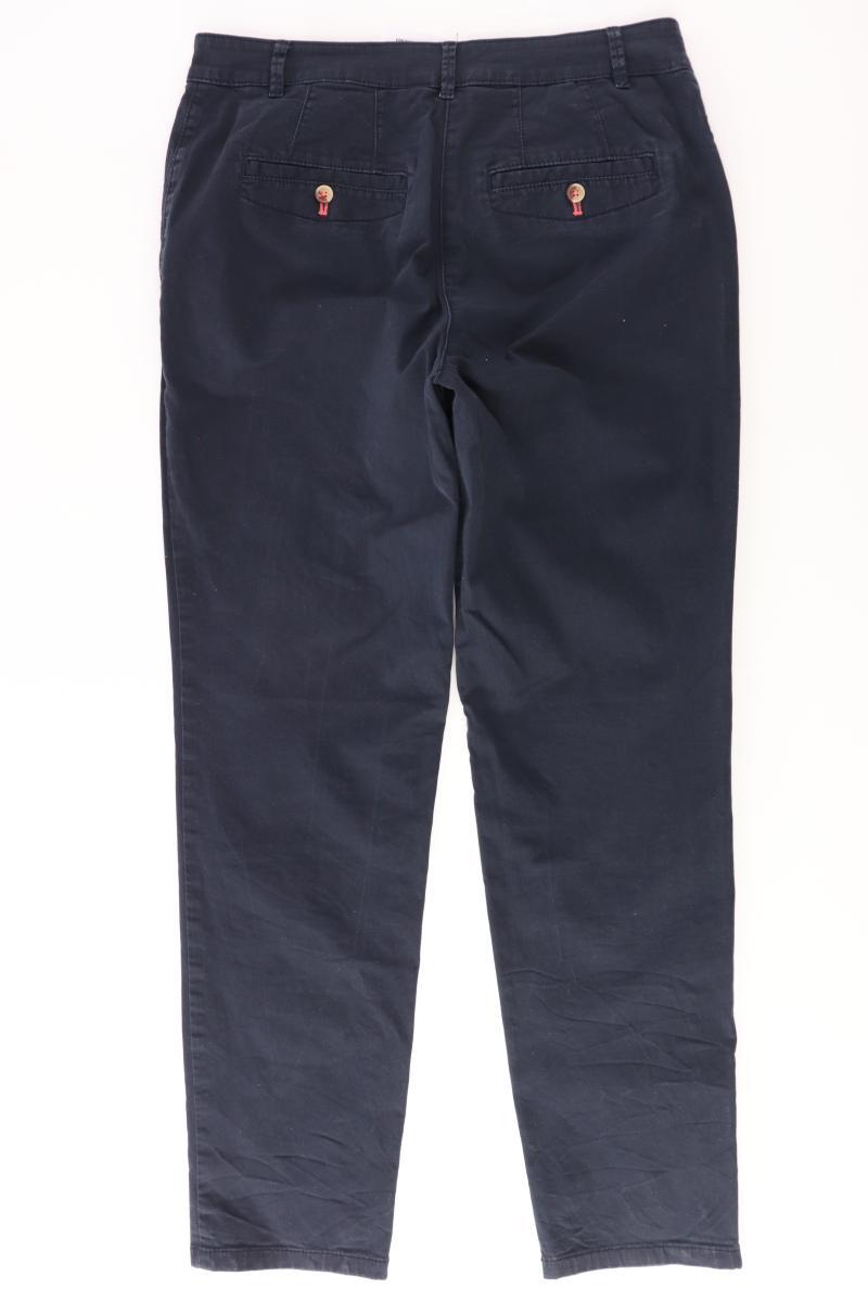 Christian Berg Chinohose Gr. 36 blau aus Baumwolle