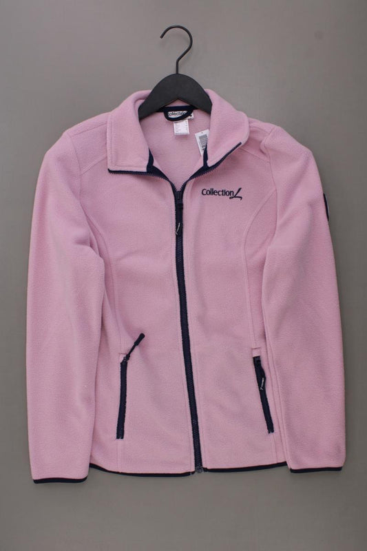 Collection L. Fleecejacke Gr. 38 Langarm rosa aus Polyester