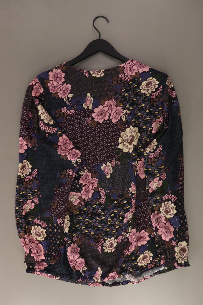 Ciso Langarmbluse Gr. 50 mit Blumenmuster mehrfarbig aus Viskose