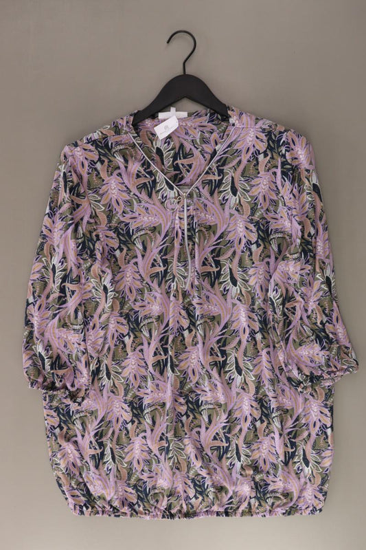 Zhenzi Regular Bluse Gr. XXL 3/4 Ärmel lila aus Viskose