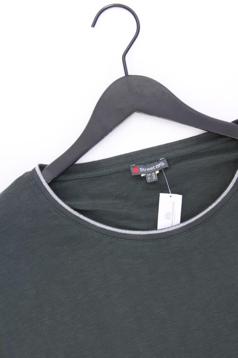 Street One T-Shirt Gr. 42 Kurzarm grün