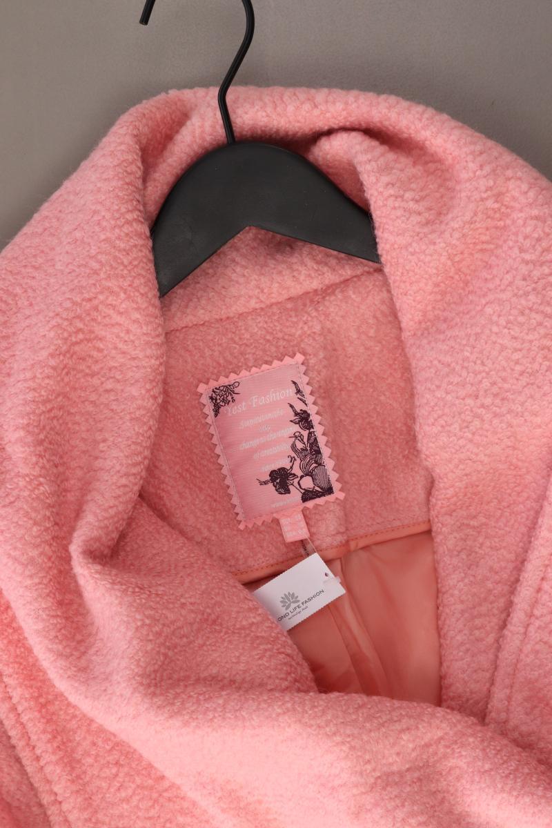 yest Regular Mantel Gr. 38 neuwertig rosa aus Polyester