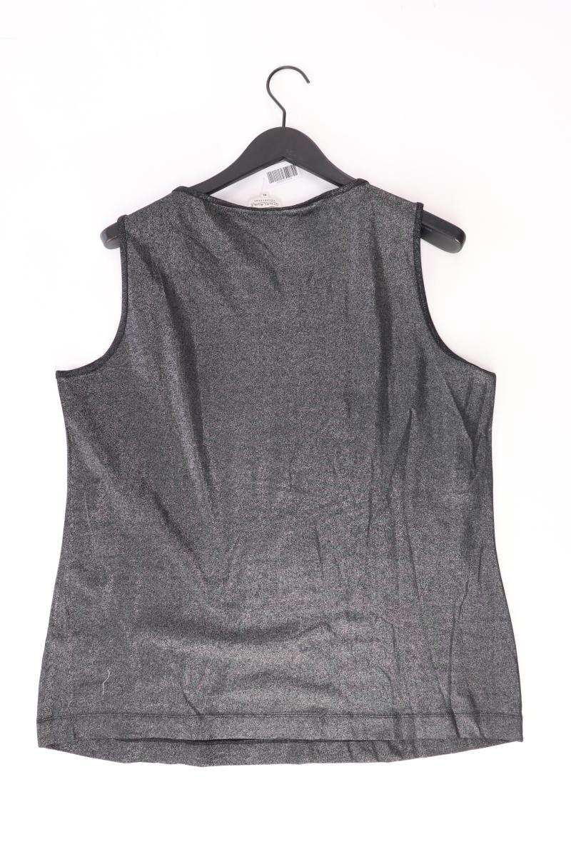 Gina Laura Trägertop Gr. XL mit Glitzer schwarz aus Polyester