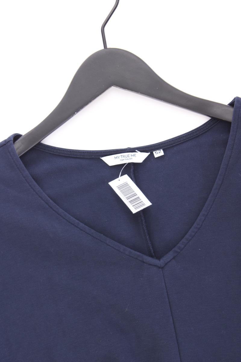 Tom Tailor Kurzarmkleid Gr. 52 blau aus Viskose