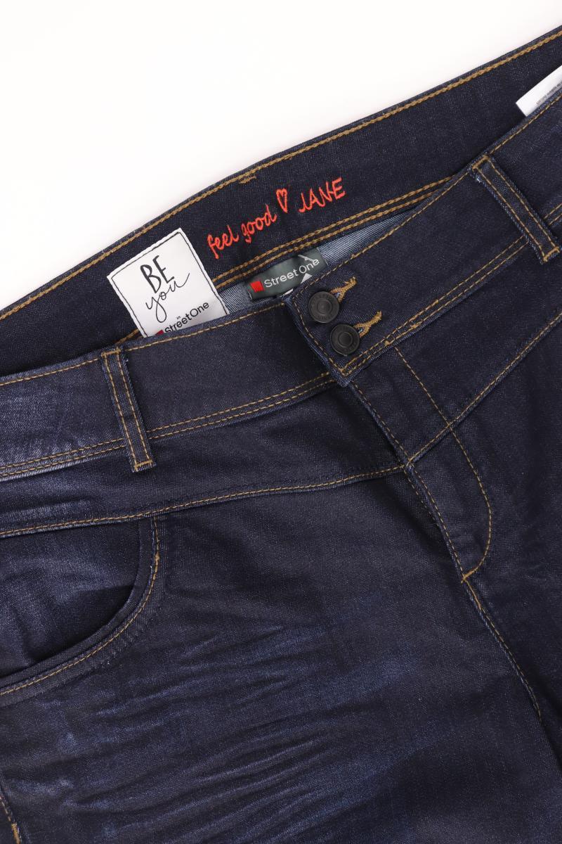 Street One Straight Jeans Gr. W36 blau aus Baumwolle