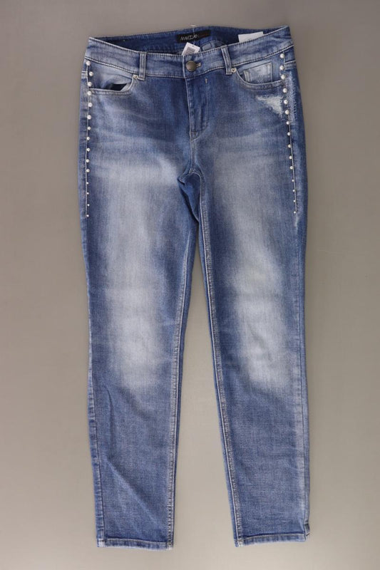 Marc Cain Skinny Jeans Gr. 36 blau aus Baumwolle