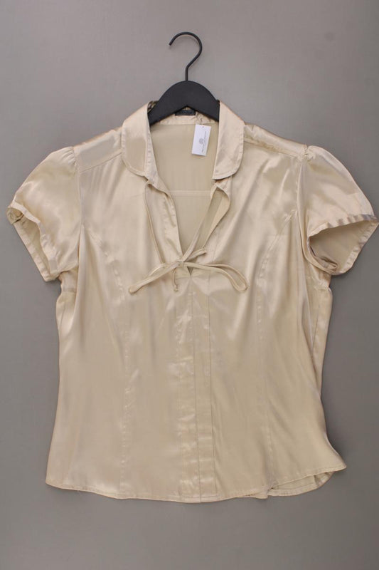 Sienna Kurzarmbluse Gr. 40 gold aus Polyester