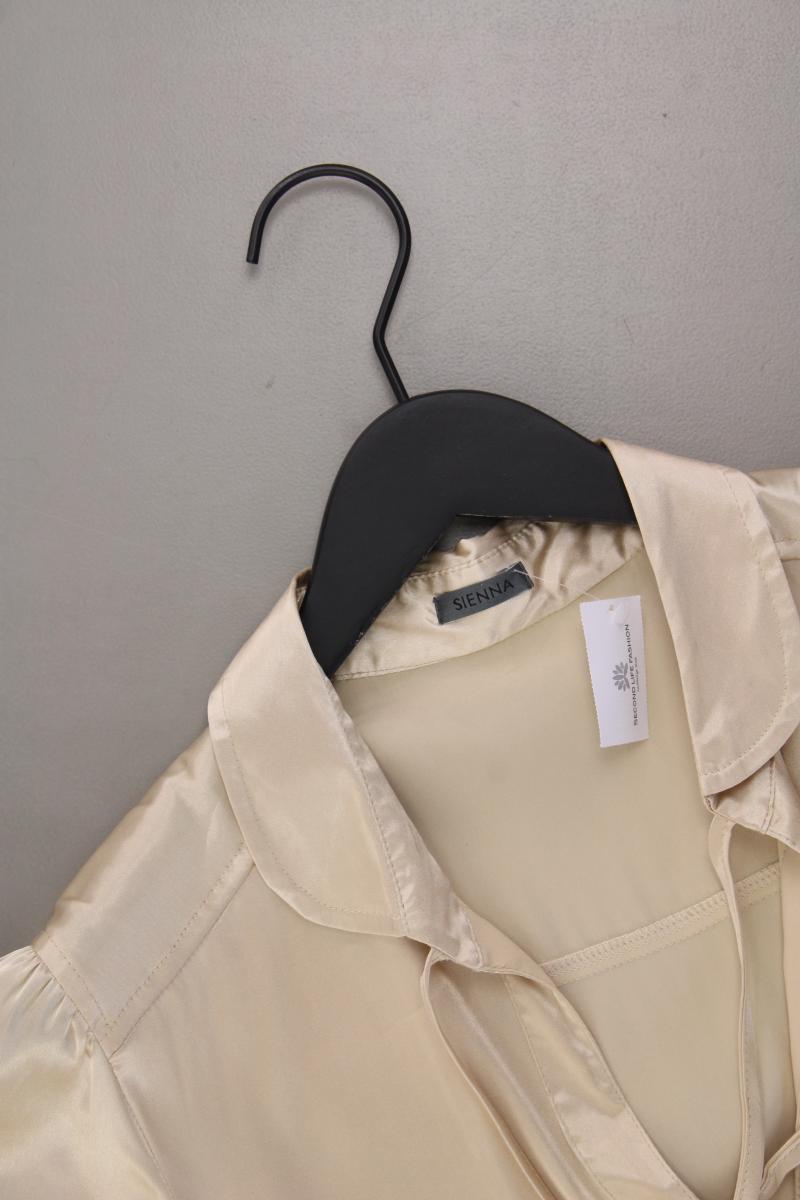 Sienna Kurzarmbluse Gr. 40 gold aus Polyester