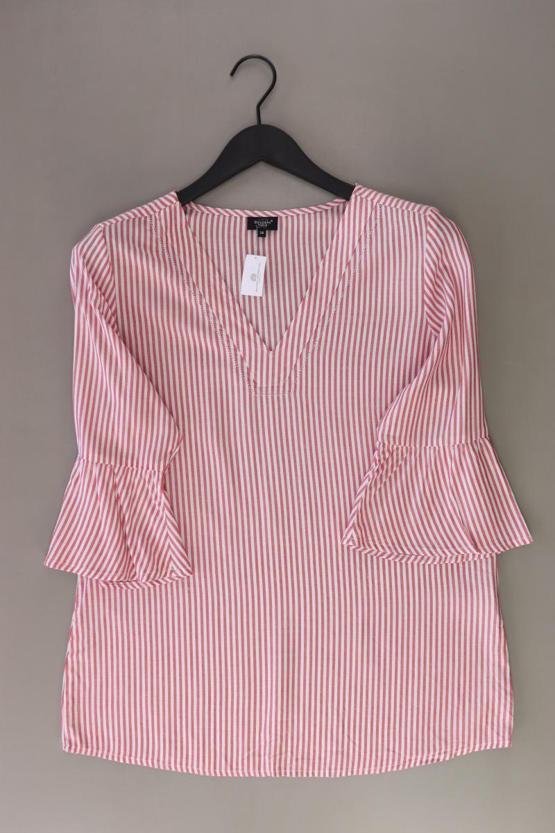 Bexleys Bluse Gr. 38 gestreift 3/4 Ärmel rot aus Baumwolle