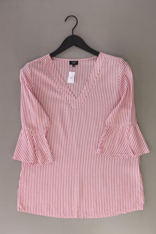 Bexleys Bluse Gr. 38 gestreift 3/4 Ärmel rot aus Baumwolle