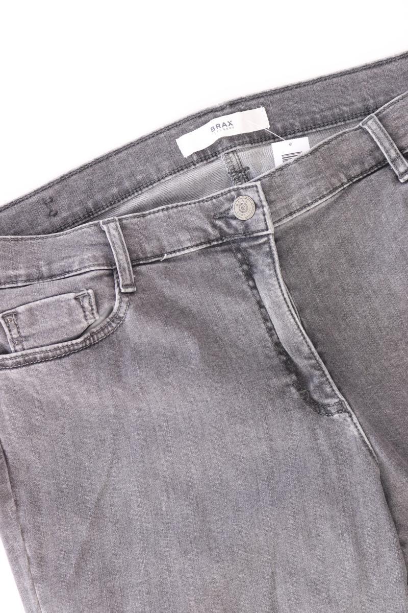 Brax Straight Jeans Gr. Kurzgröße 46 grau aus Baumwolle