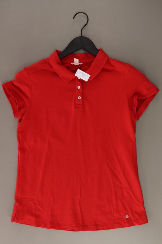 Esprit Poloshirt Gr. M Kurzarm rot aus Baumwolle