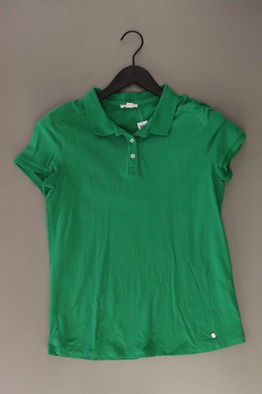 Esprit Poloshirt Gr. M Kurzarm grün aus Baumwolle