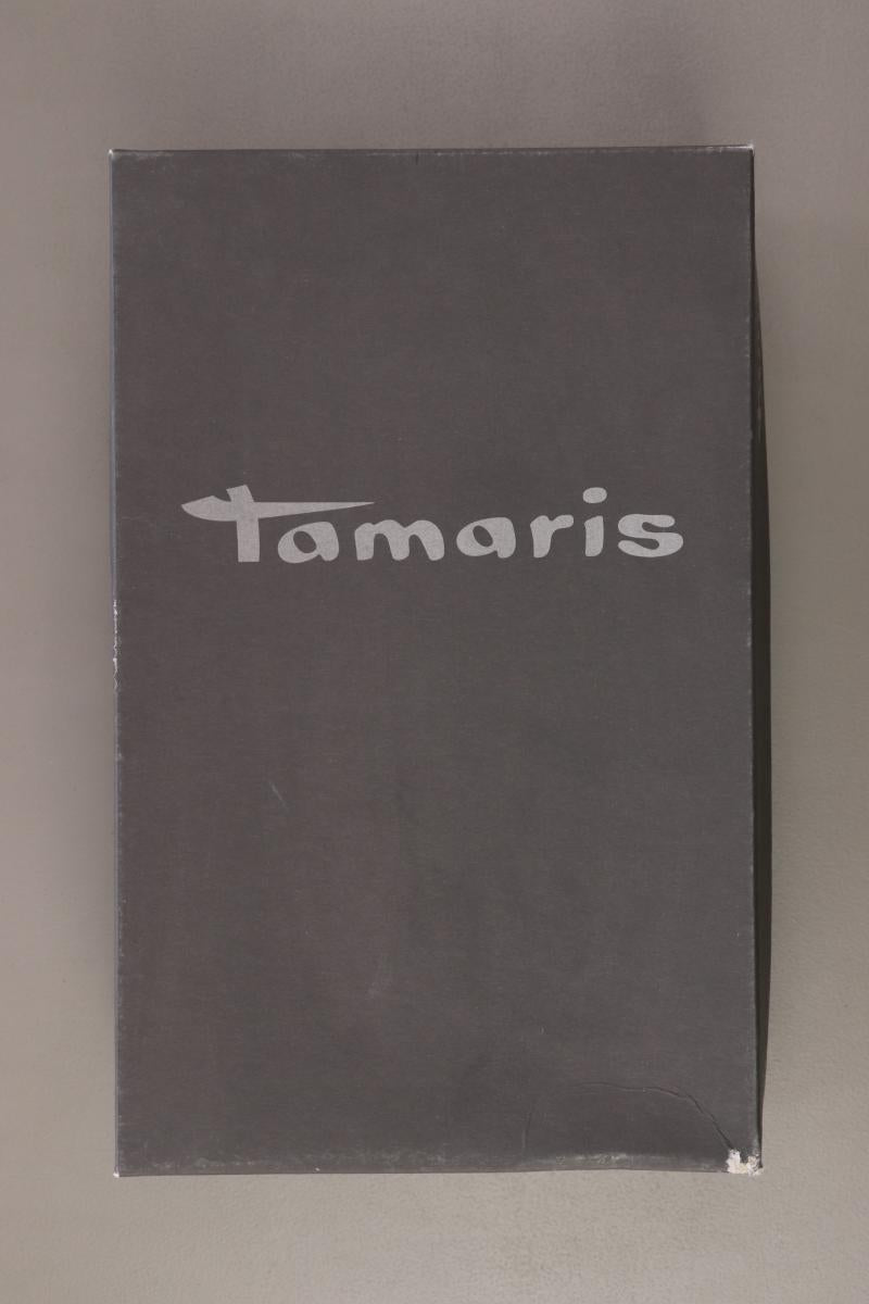 Tamaris Sandaletten Gr. 37 grau aus Leder