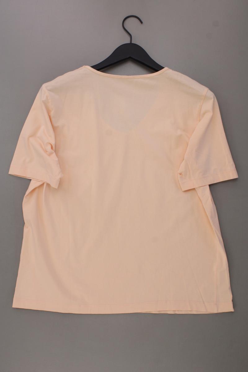 Bianca Shirt mit V-Ausschnitt Gr. XL Kurzarm orange