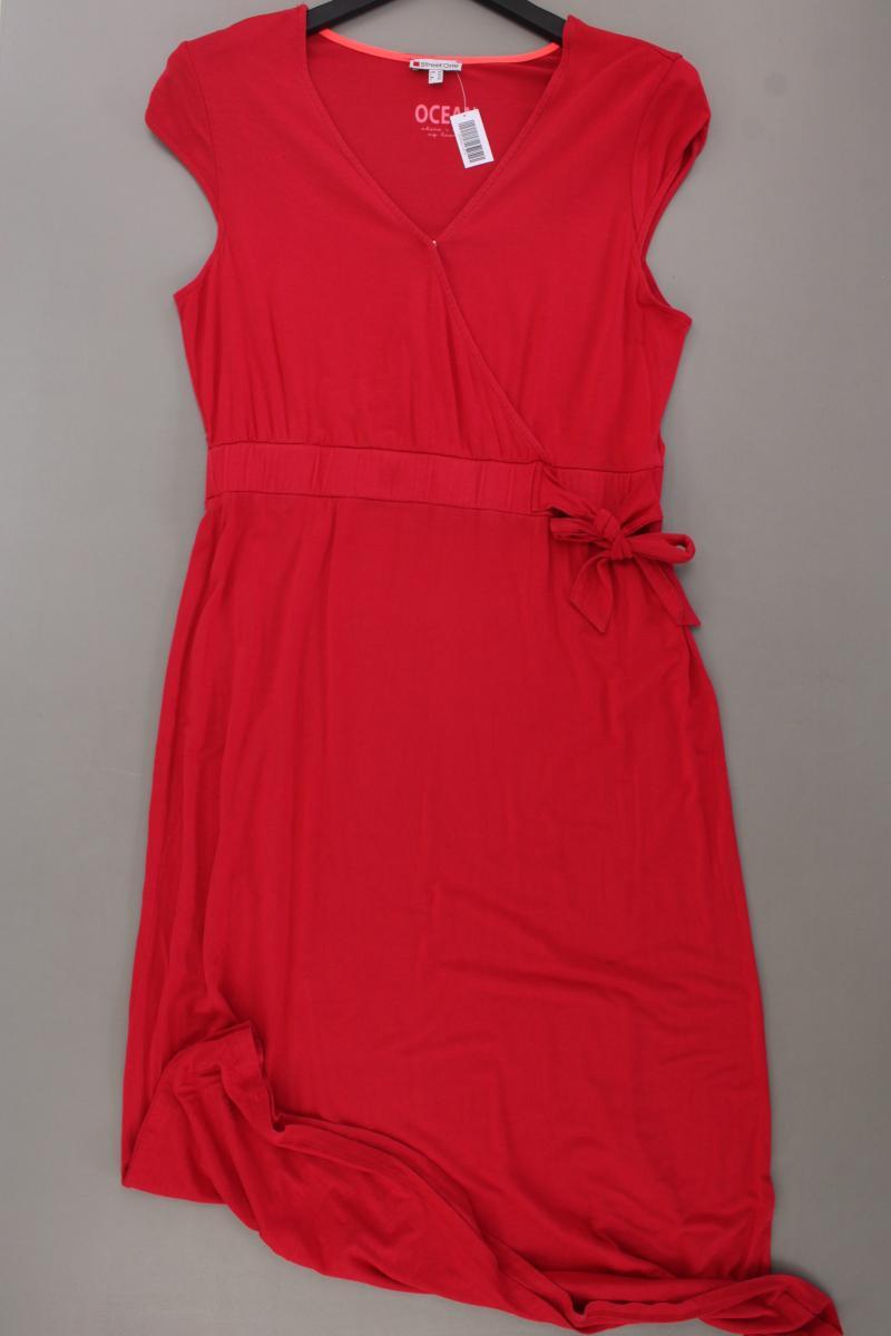 Street One Jerseykleid Gr. 38 Kurzarm rot aus Viskose