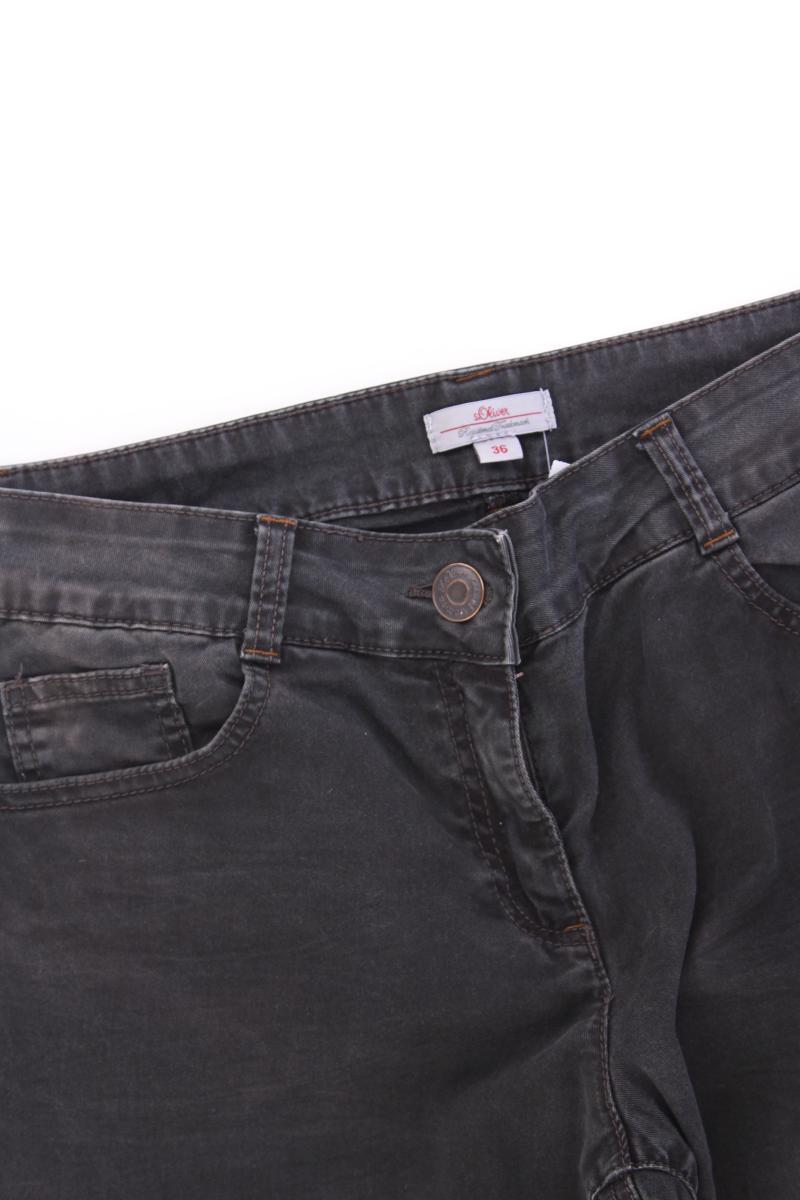 s.Oliver Straight Jeans Gr. 36 grau aus Baumwolle