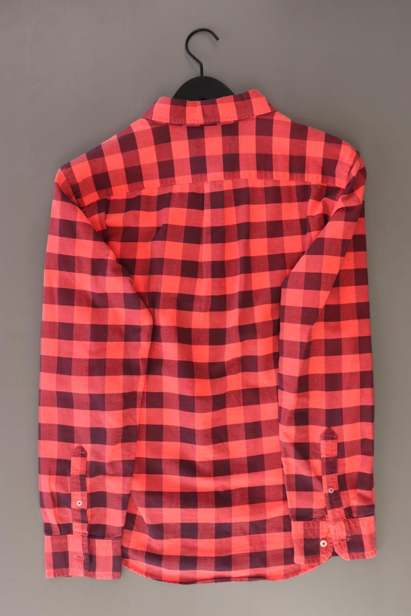 American Eagle Outfitters Karohemd für Herren Gr. M kariert Langarm orange