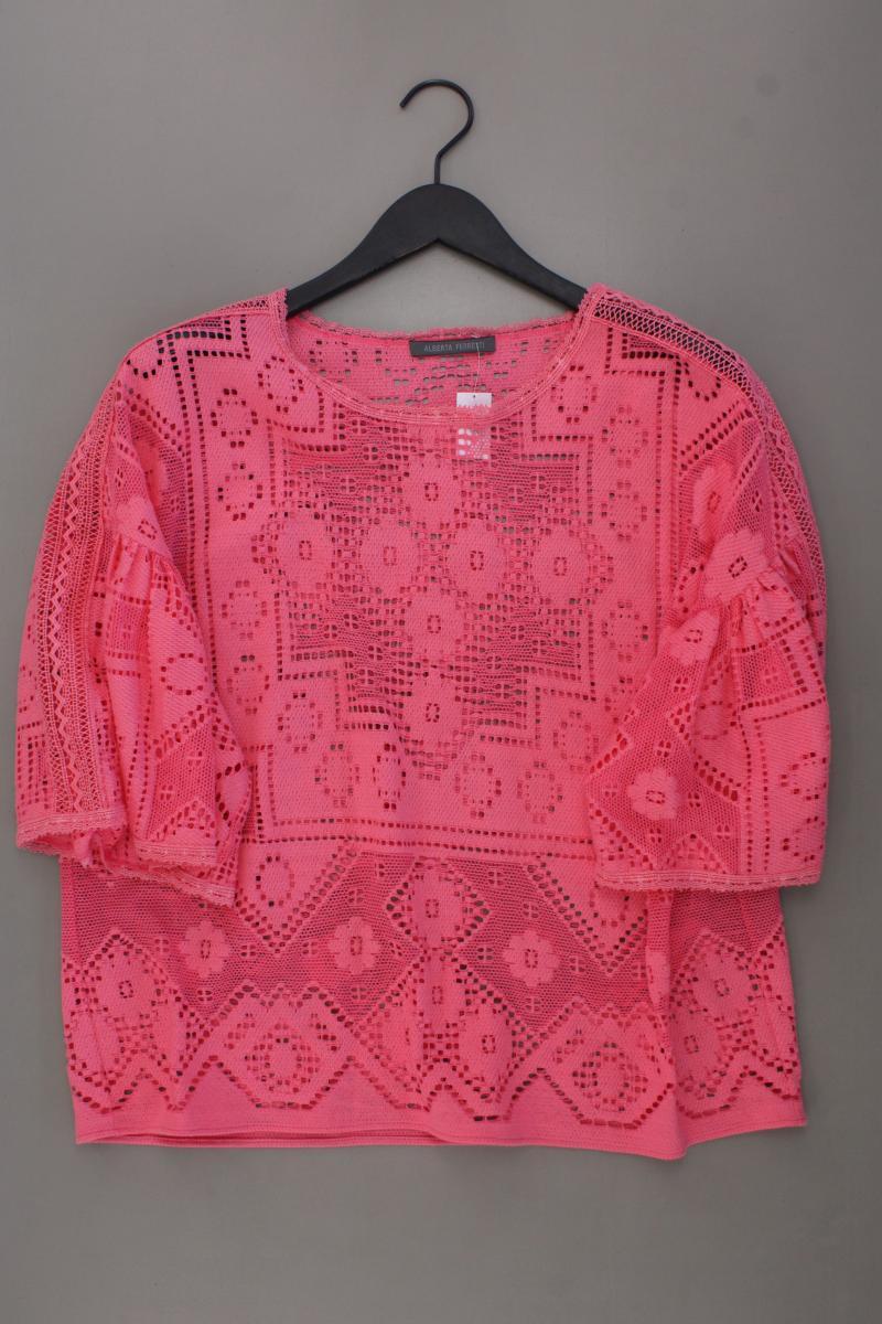 Alberta Ferreti Oversize-Bluse Gr. 42 3/4 Ärmel pink