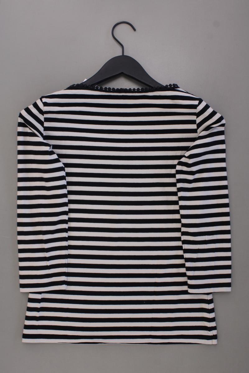 Weekend Max Mara Ringelshirt Gr. M gestreift 3/4 Ärmel schwarz aus Baumwolle