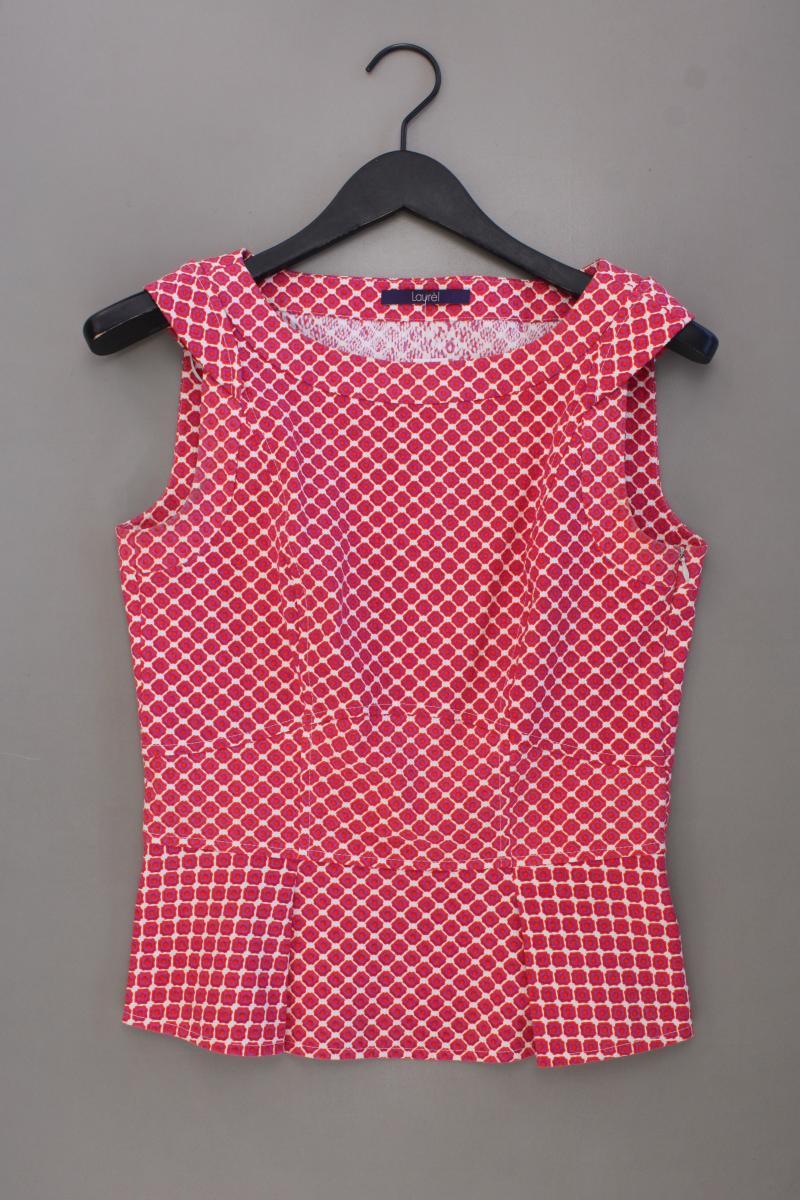 Laurèl Classic Top Gr. 36 geometrisches Muster pink aus Baumwolle