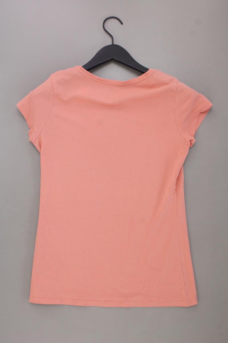 Tom Tailor (Denim) Printshirt Gr. M Kurzarm orange aus Baumwolle