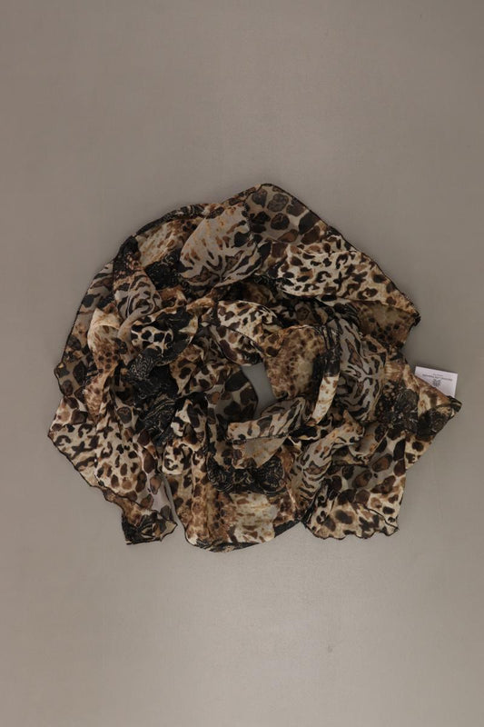 Tuch mit Tierdruck braun