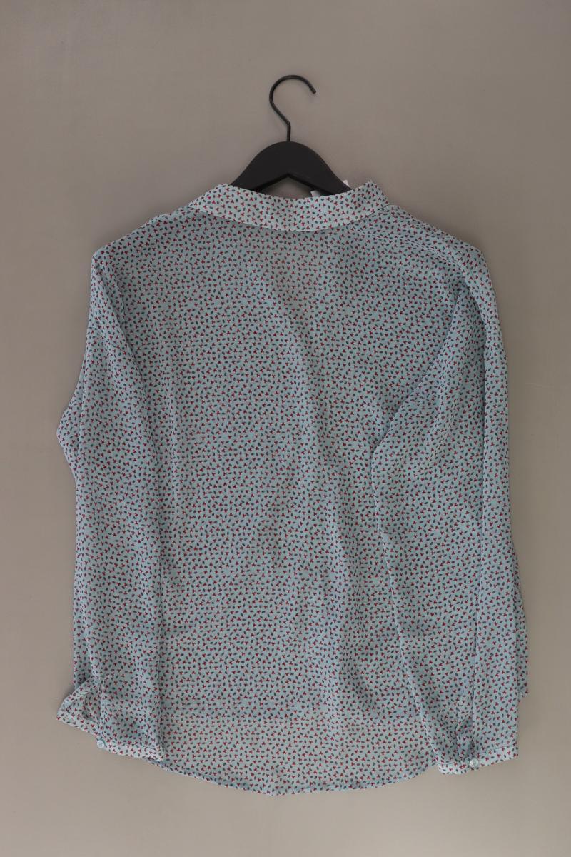 s.Oliver Langarmbluse Gr. 38 blau aus Polyester