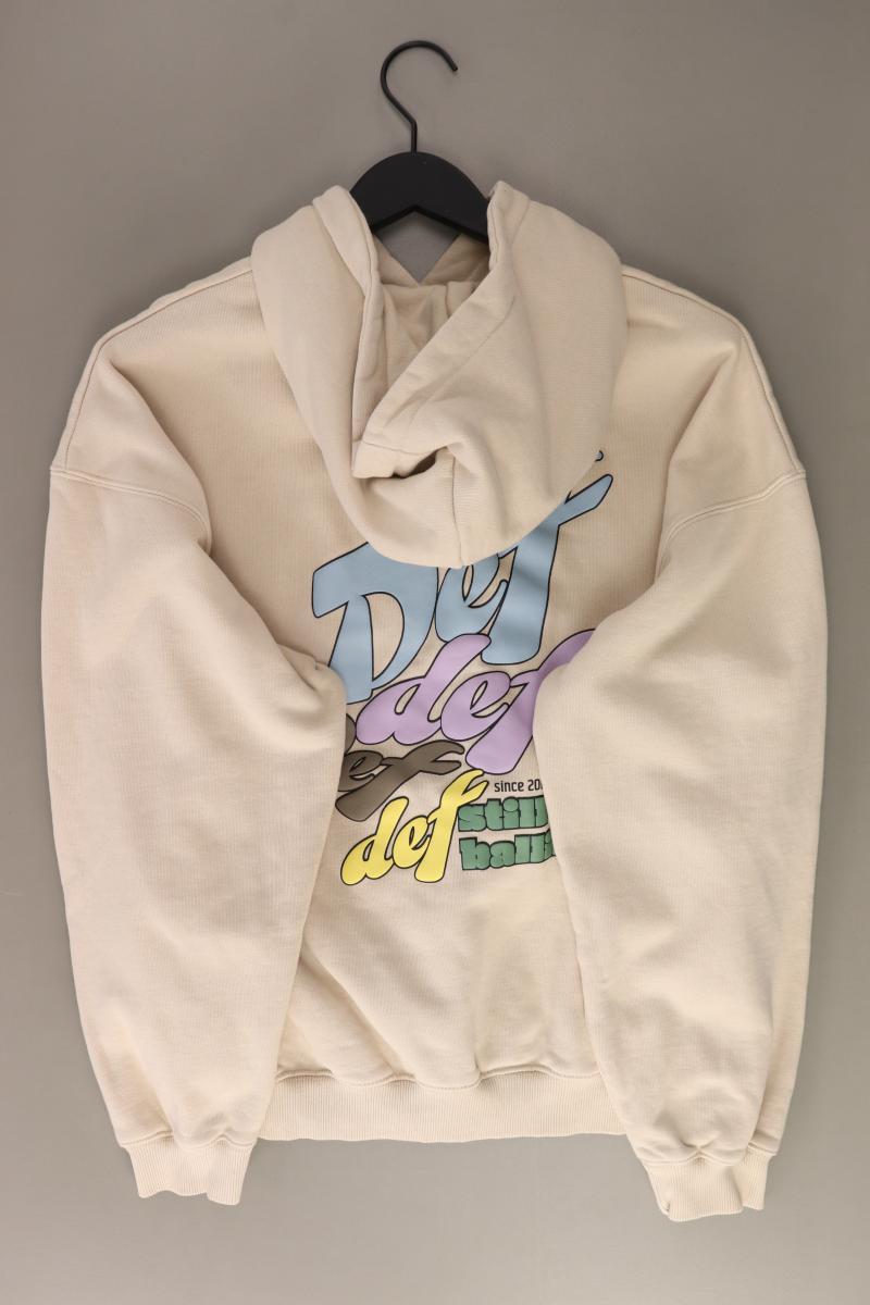 DEF CLOTHING Oversized Hoodie Gr. XS creme aus Baumwolle