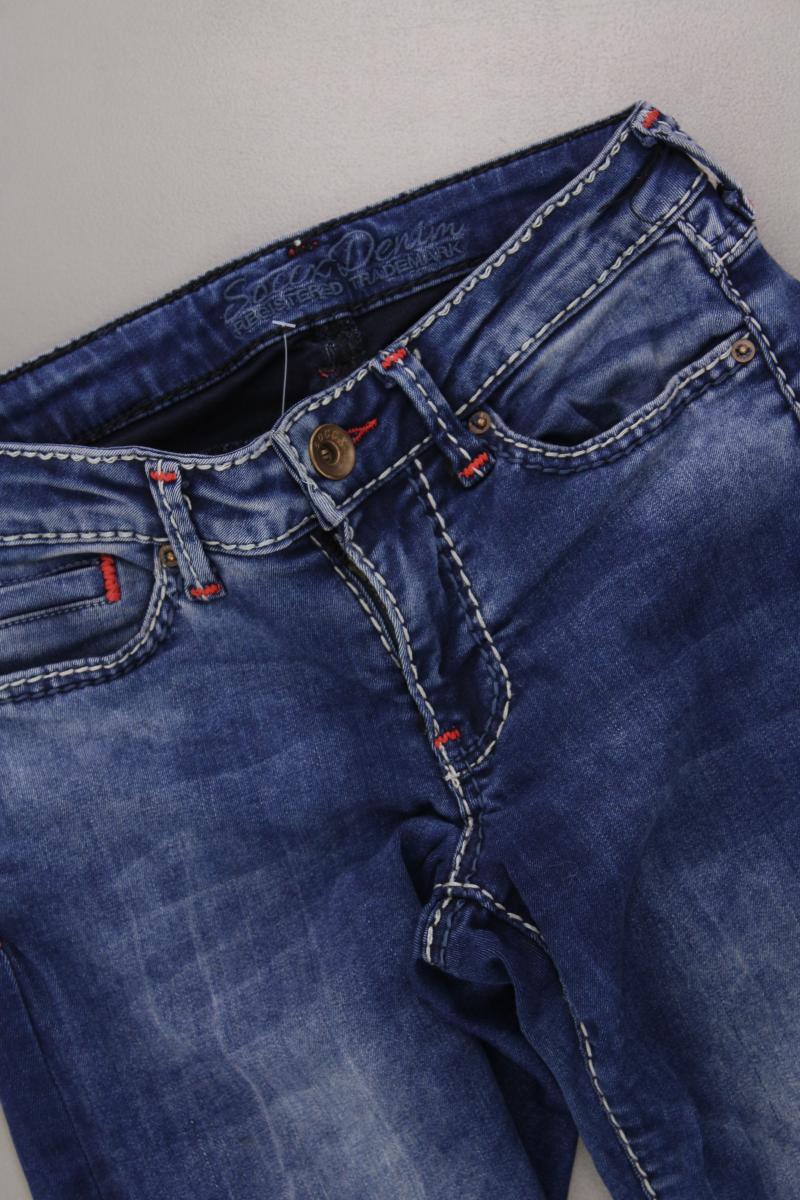 Soccx Straight Jeans Gr. 34 blau