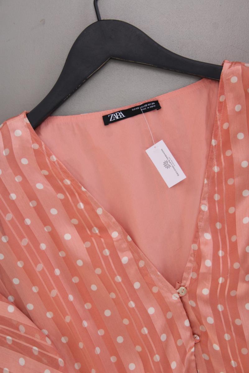 Zara Midikleid Gr. XS 3/4 Ärmel rosa