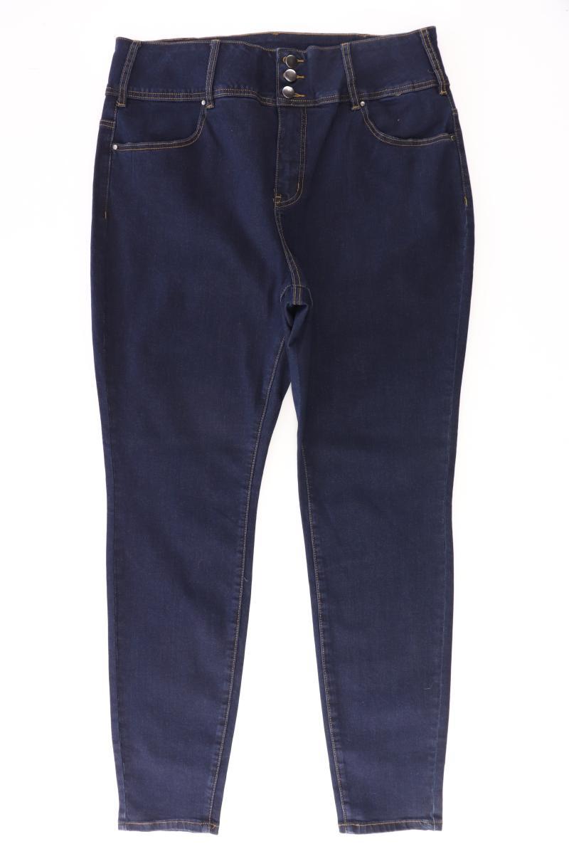 Zizzi Skinny Jeans Gr. 50 blau aus Baumwolle