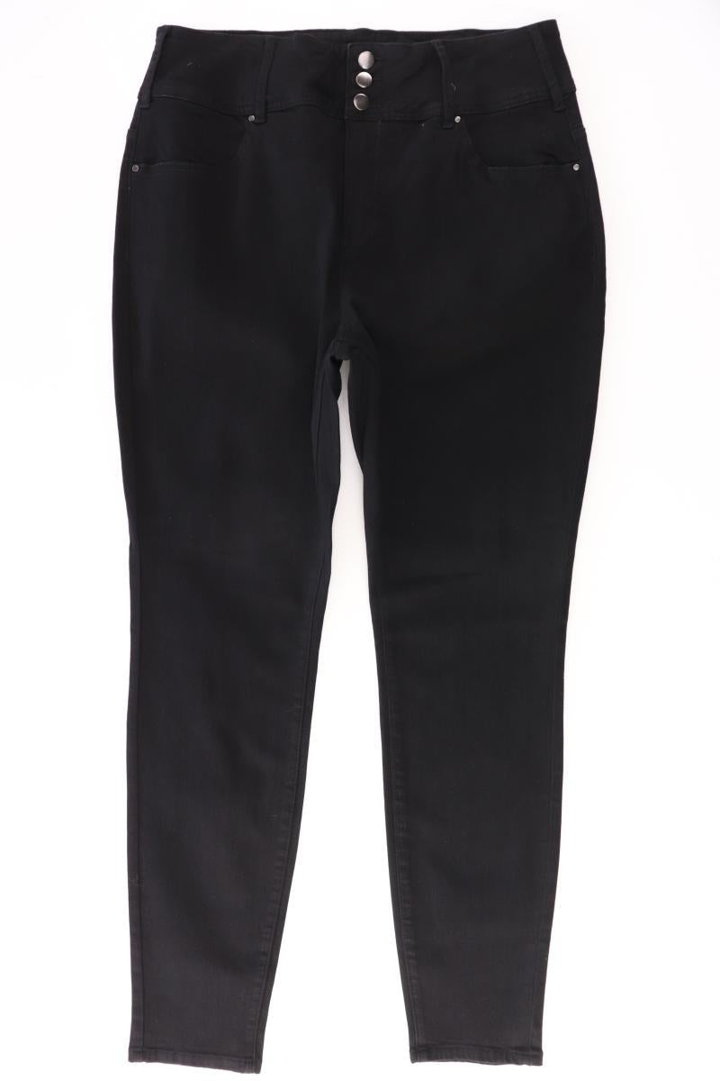 Zizzi Straight Jeans Gr. 50 schwarz aus Baumwolle