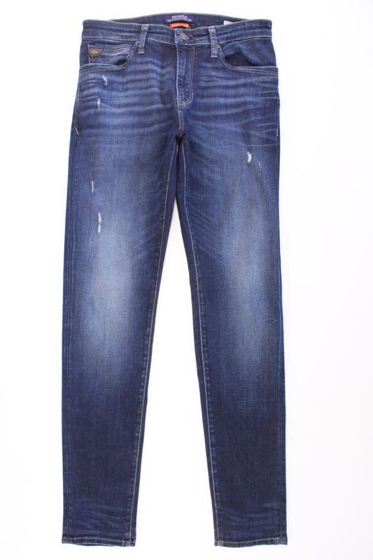 Mavi Skinny Jeans für Herren Gr. W34/L34 Modell James blau aus Baumwolle