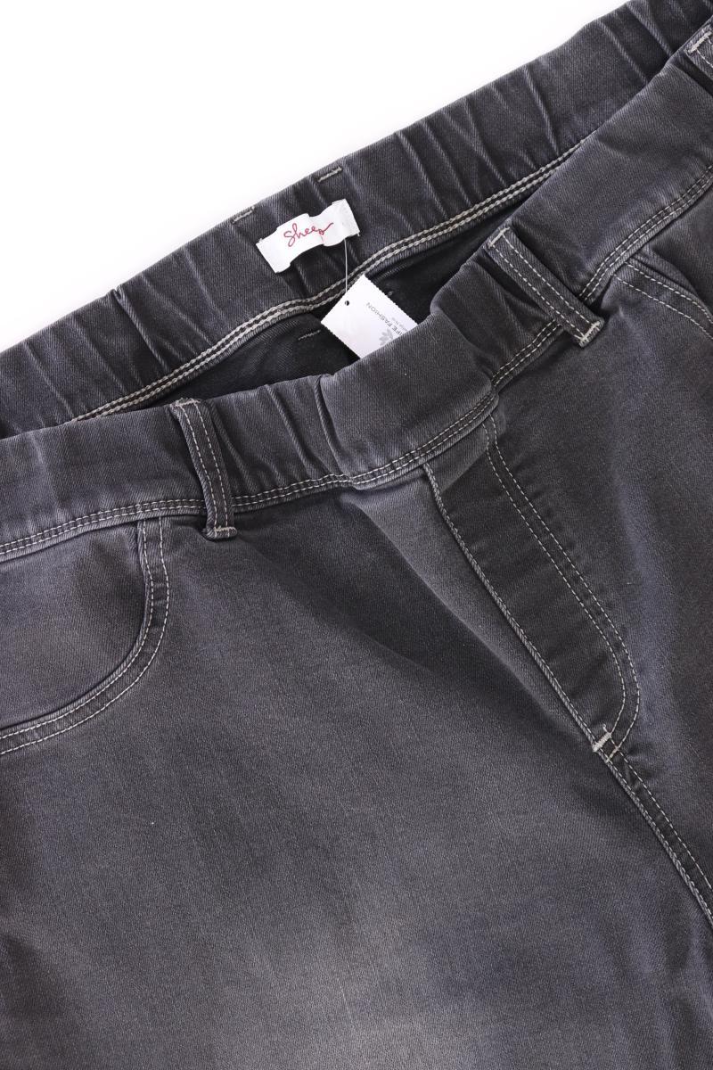 sheego Straight Jeans Gr. 50 grau