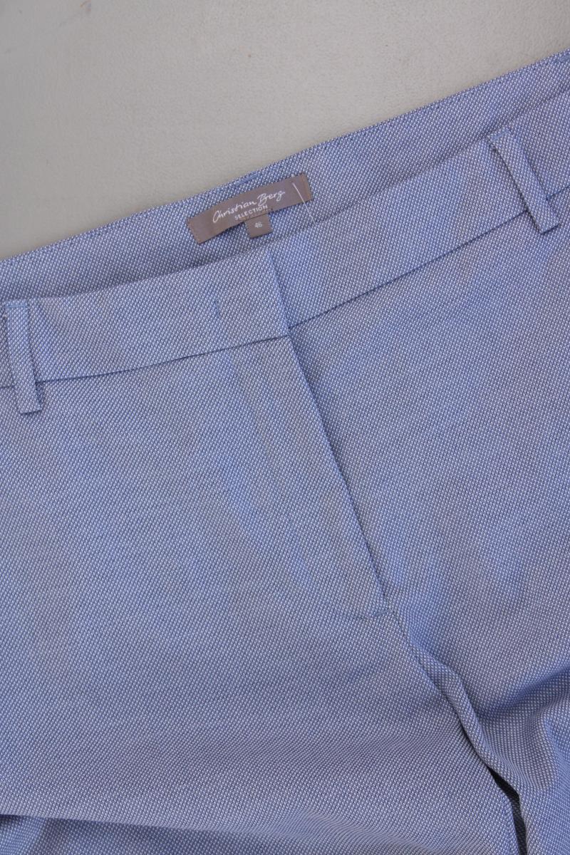 Christian Berg Hose Gr. 36 neuwertig blau aus Polyester